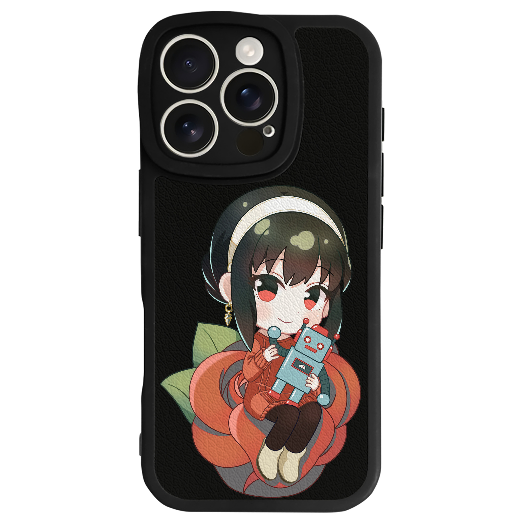 （画像用） SPY×FAMILY间谍家家酒 【iPhone 16シリーズ対応】シリコンスマホケース（レザー調） 材質：シリコン